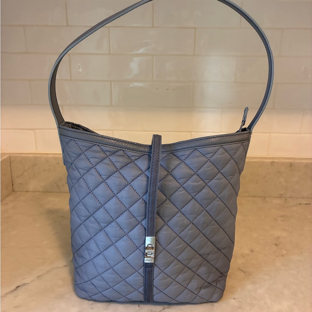 MZ Wallace - Small Astor Hobo bag in Stone Blue